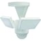 Iq America LM-1811 Motion Security Flood Light, 1100 Lumen 180 Degree 50' Detection Eave Wall Mount WH LM1811WH - alternate 3